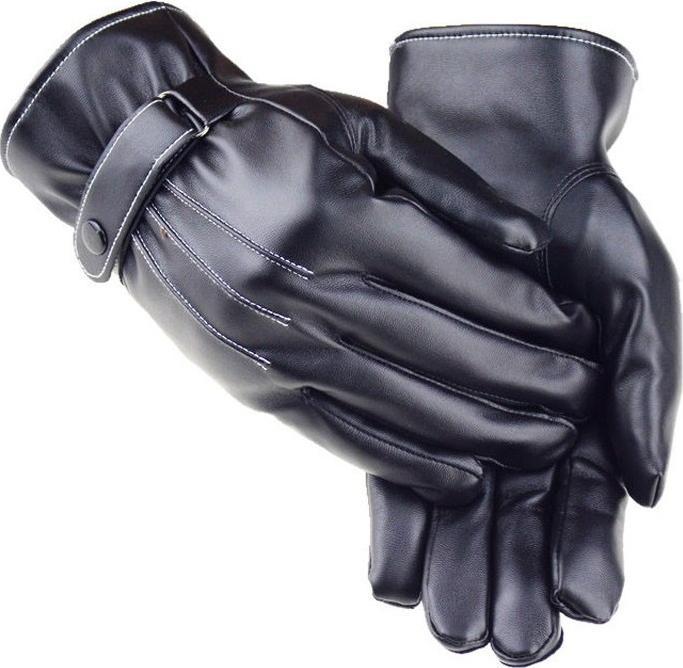 Actual product image PhoneLook Gants en similicuir pour écran tactile unisexe taille M (M)