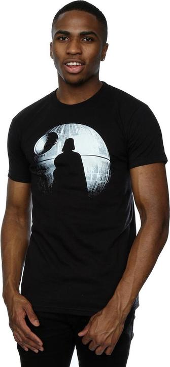 Actual product image Star Wars Mens Darth Vader Silhouette Cotton T-Shirt (XL)