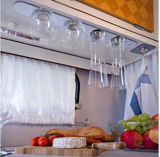 Actual product image Silwy Metal bar for glasses 50 cm