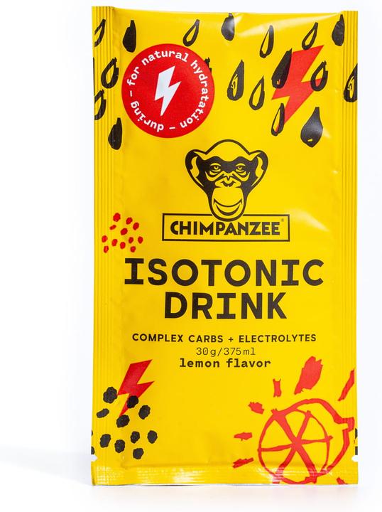 Image du produit Chimpanzee Complexe de boissons isotoniques Carbs + Electrolytes saveur citron (Citron, 1 x)