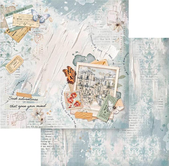 Image du produit Stamperia Bloc de scrapbooking "Secret Diary (190 g/m², 10 x)