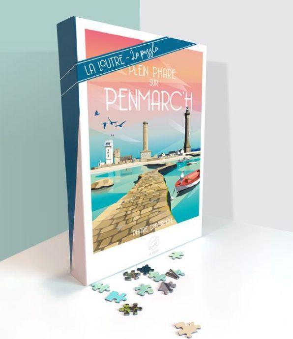 Produktbild La Loutre Puzzle 1000 Teile Plein Phare sur Penmarc'h - Phare d'Eckmühl (1000 Teile)