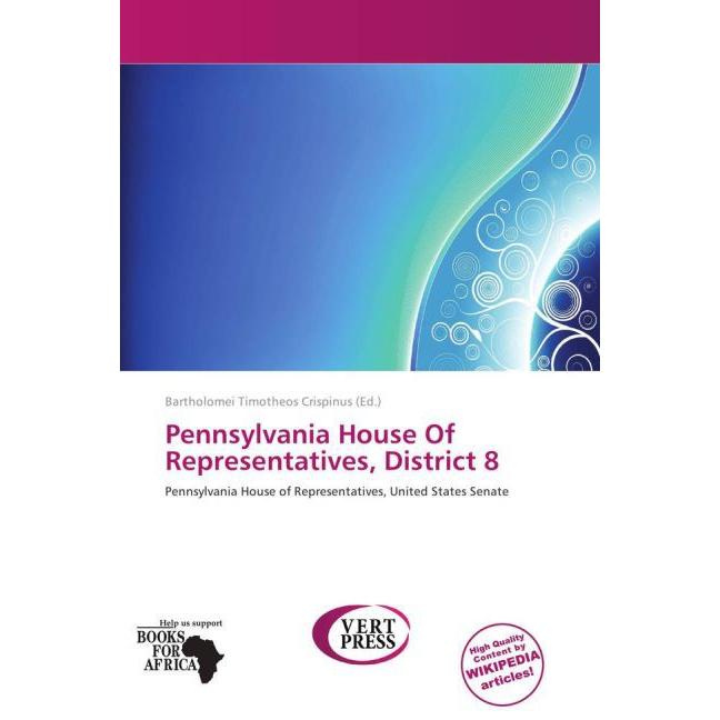 Pennsylvania House Of Representatives, District 8, Fachbücher