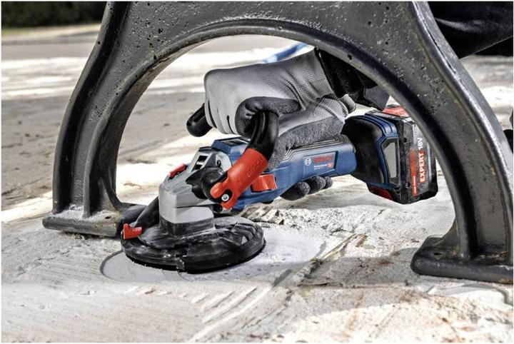 Produktbild Bosch Professional Blau 0601776201 GBR 18V-15 S 18V Accu Betonslijpmachine xcl. accu en lader in L-BOXX (Betonschleifer)