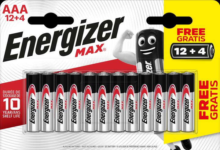 Immagine prodotto Energizer Max Alcalina (16 pz., AAA)