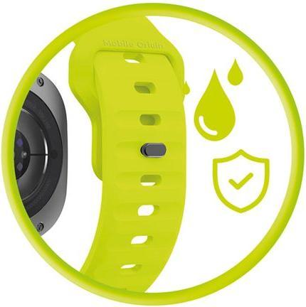 Image du produit Mobile Origin Easy Strap Silicone Galaxy Watch Ultra 47mm Fluorescence Jaune (20 mm, Silicone)