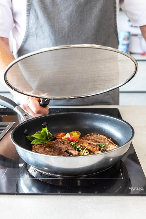 Immagine prodotto Kitchen Craft Paraspruzzi (28 cm, Metallo)