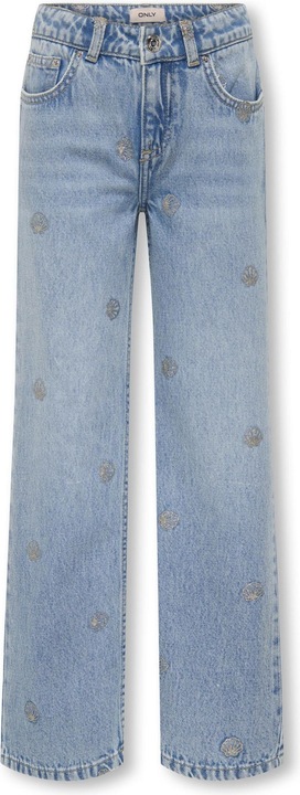 Actual product image Only KOGJUICY Hohe Taille Weiter Beinschnitt Jeans Jeans mit weitem Bein (134)