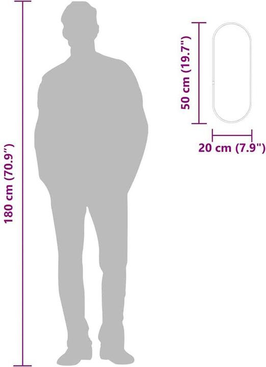 Immagine prodotto vidaXL Giorgatsas (50 x 20 cm)