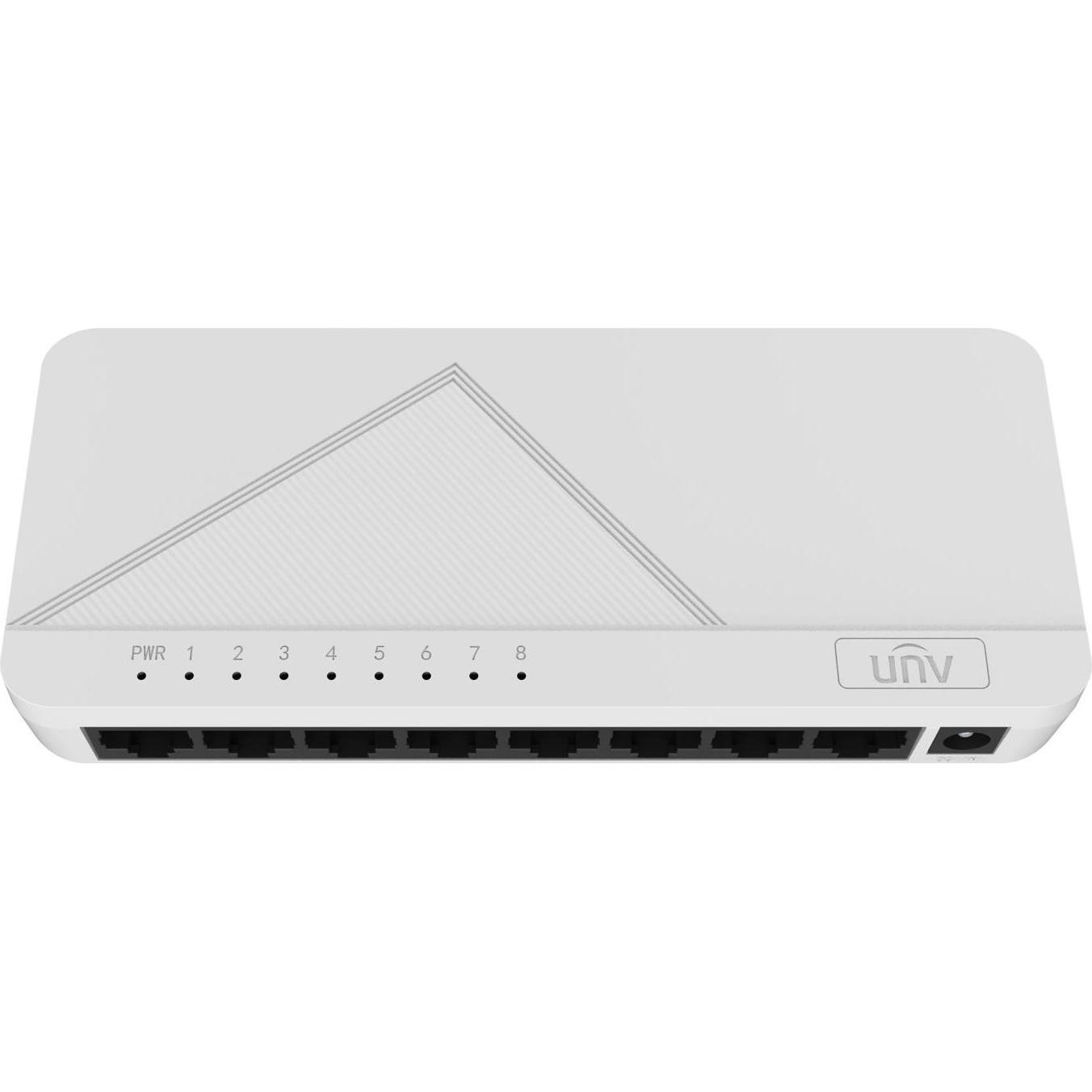 Uniview NSW1010-8T-in 8 Portos 10/100 Desktop-Switch (8 porte), Switch di rete