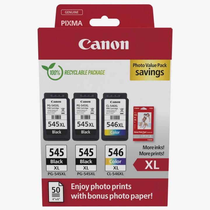 Produktbild Canon PG-545XLx2/CL-546XL (BK, C, M, Y)