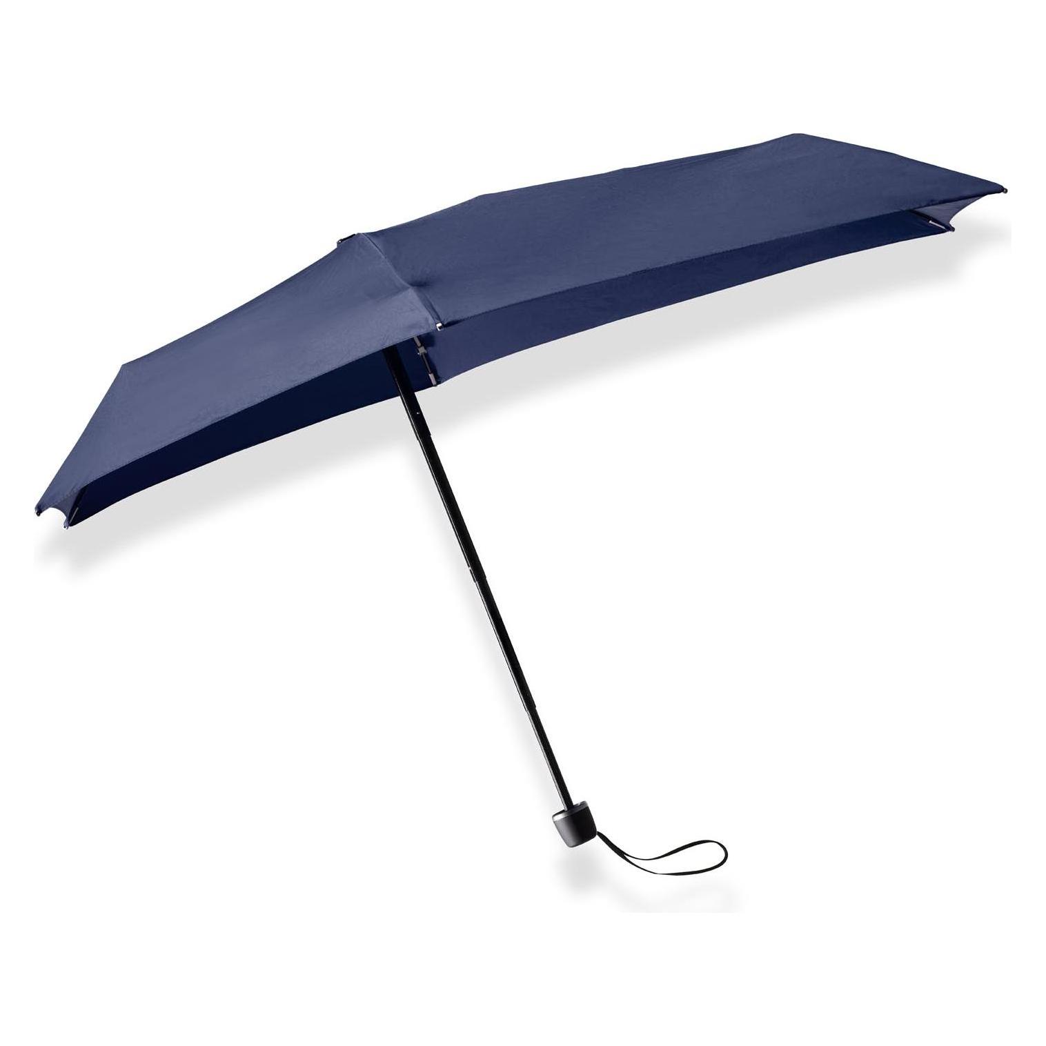 Senz, Mannen, Paraplu, Micro Foldable Storm Regenschirm, Mitternachtsblau, Blauw
