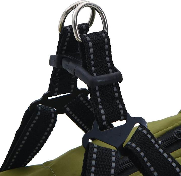 Actual product image vidaXL Dog coat with harness Waterproof (48, Dog coat)