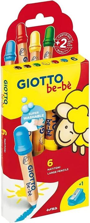 Productafbeelding Giotto Kleurpotloden be-bé Jumbo Veelkleurig (6x)