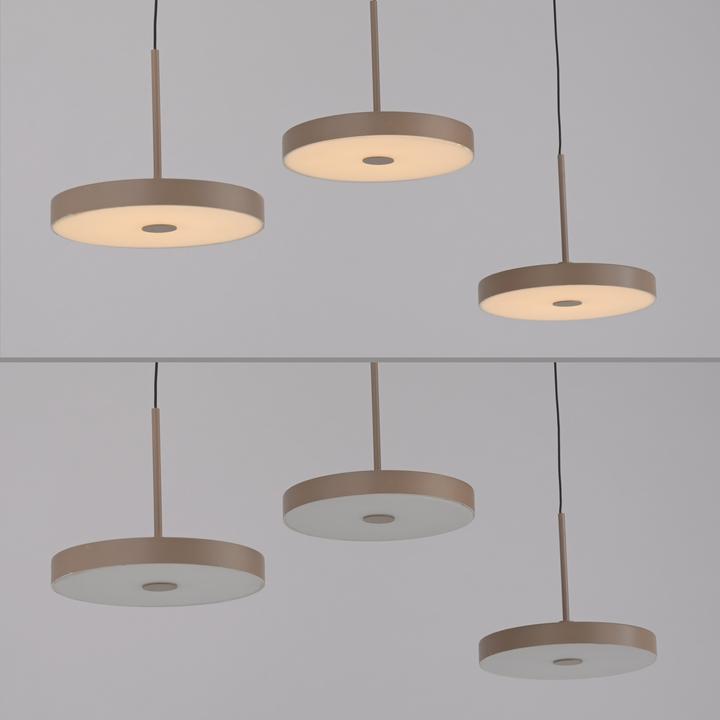 Actual product image Just Light LED Pendellampe Plata dimmbar über Wandschalter höhenverstellabr (2370 lm)