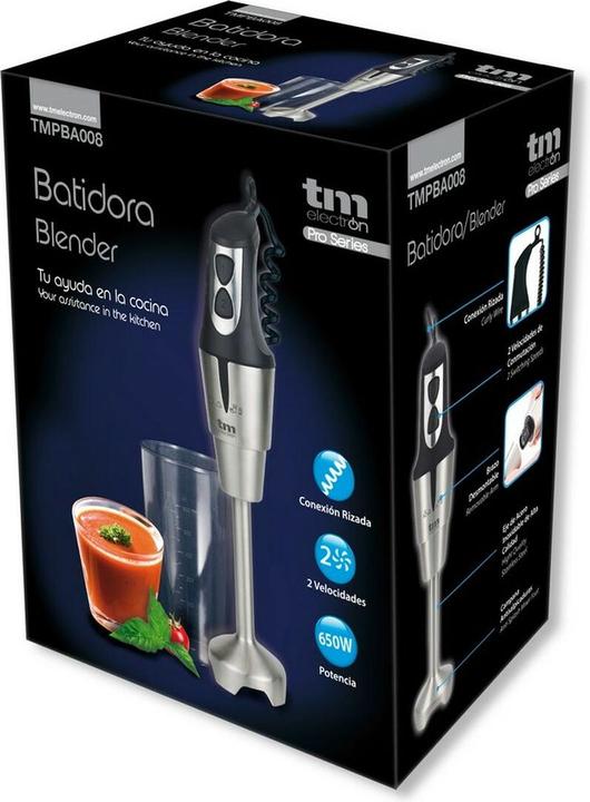 Actual product image TM Electron Handrührgerät Edelstahl 650 W