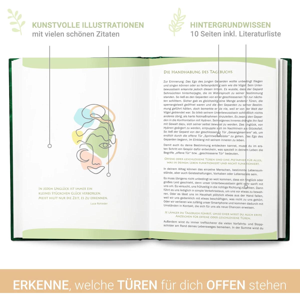 Thumbnail - LUCA TAGEBUCH Bestimmung (Journal/Achtsamkeitstagebuch mit geführten Fragen), Ratgeber von Luca Rohleder