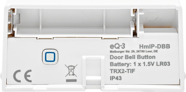 Produktbild Homematic IP Klingeltaster HmIP-DBB