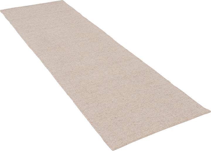Pergamon Natur Teppich Läufer Wolle Alva (130 x 70 cm)