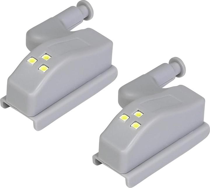 Produktbild Casativo Automatische Schrankscharnier-Beleuchtung, grau, 4-tlg.