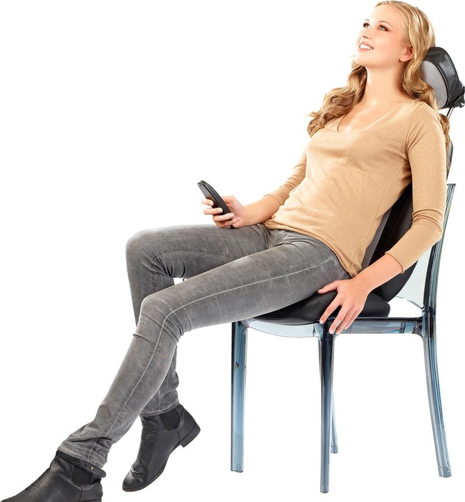 Immagine prodotto Newgen medicals Coprisedile shiatsu con massaggio cervicale e calore profondo IR