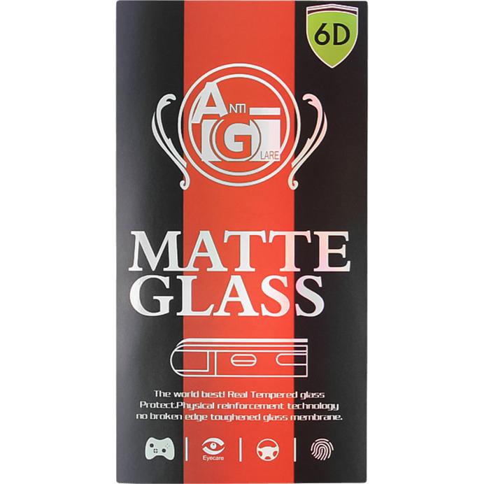 Thumbnail - OEM Gehärtetes Glas 6D mattiert für iPhone 12 / 12 Pro 6,1" schwarzer Rahmen, Mobilgerät Ersatzteile, Schwarz