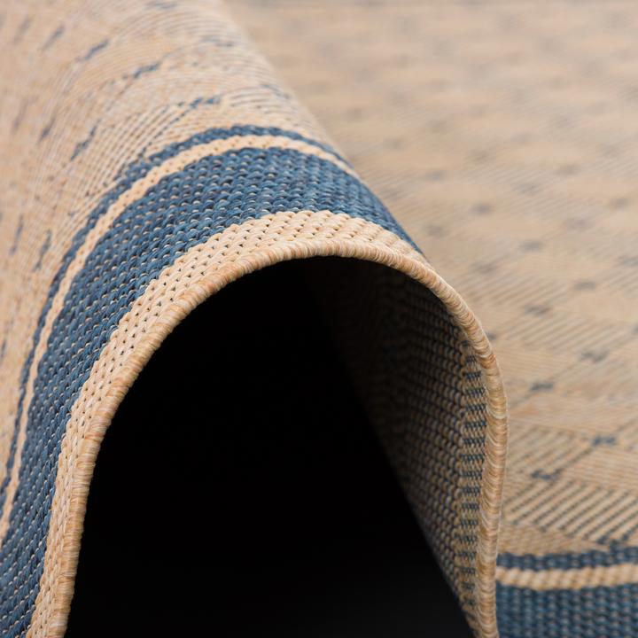 Produktbild Pergamon Modern Flachgewebe Ruggy Karo Bordüre (120 x 170 cm)