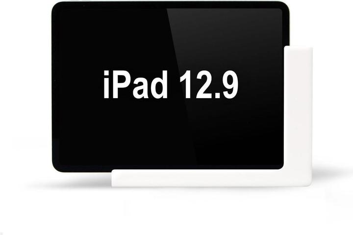 TabLines TWP006W Wandhalterung für iPad Pro 12.9 (3./4. Gen.), weiss