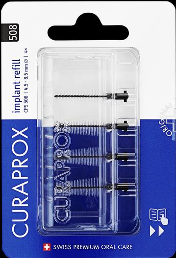 Curaprox CPS 508 Implant refill 4x schw (4 x, 4 mm)