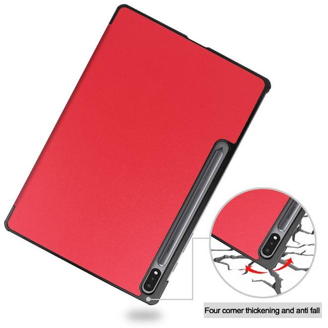 Produktbild MU Classic Dreifach faltbare Leder Hülle (Galaxy Tab S7 FE)