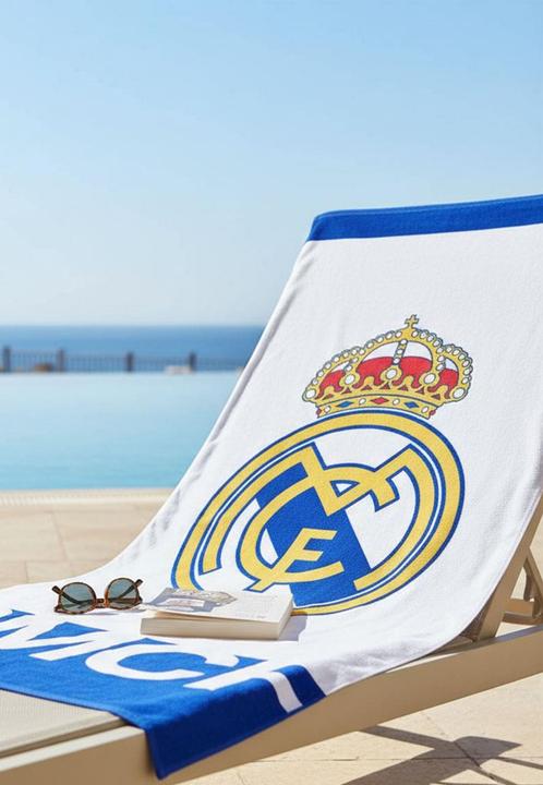 Productafbeelding Cerda Real Madrid White Strandtuch 70x140cm (Schnelltrocknend) (140 x 70 cm)