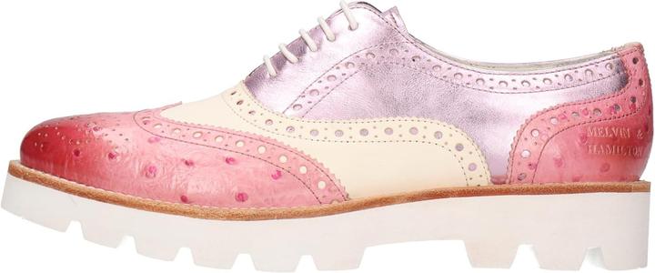 Produktbild Melvin & Hamilton Richelieu Molly 2, Handgemaakte Leren Schoen, Puntige Neus, Plateauzool (38)