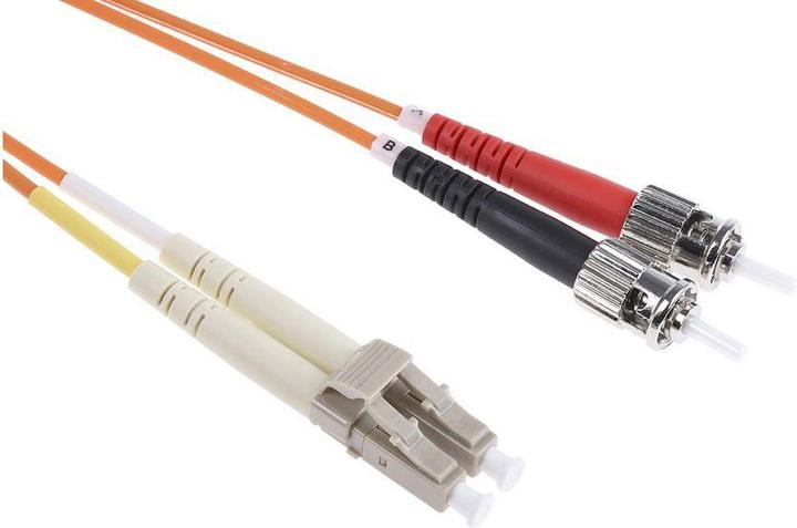 Actual product image RS PRO Patch cable 62.5/125 LC-ST DX 2 (LSOH, CAT6, 0.20 m)