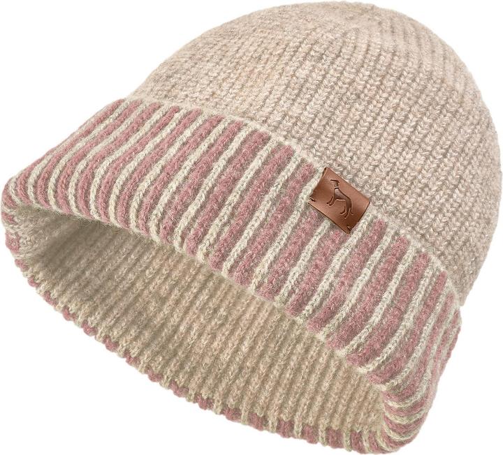 Actual product image Hunter Dogcoat Odense 55 + hat, beige/rose - (203538) (55, Dog jumper)