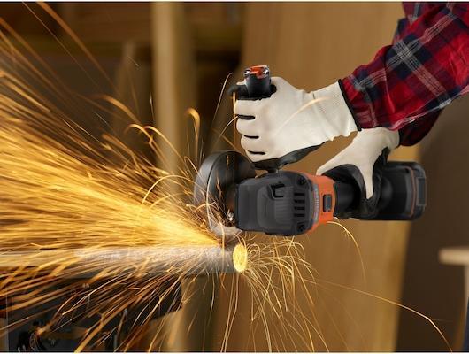 Actual product image Black & Decker BLACKDECKER 18V Brushless Cordless Grinder 115cm Bare BCG6L8NXJ (115 mm)