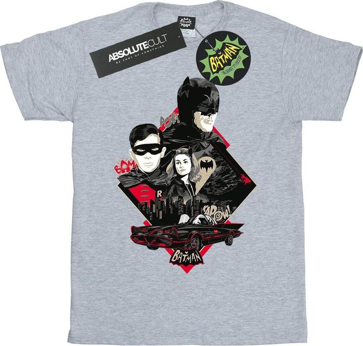 Batman TV Serie Charakter Skyline TShirt (L)