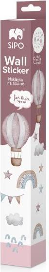 Image du produit Konjac Sponge ROOM Decor SIPO-WS63040 NAKLEJKI NA ŚCIANĘ BALONY TĘCZA GWIAZDKI