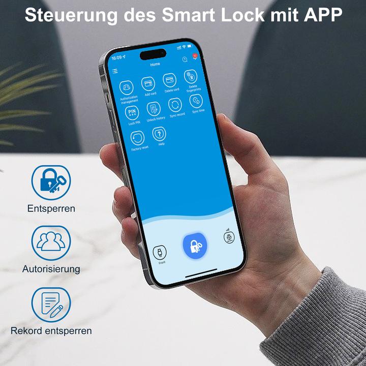 Actual product image Welock SECBN51 (Bluetooth, Fingerprint, Key card, Smartphone)