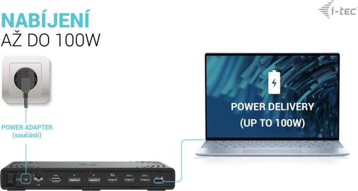 Actual product image i-tec Triple Display Docking Station Gen 2 (USB-C, 13 ports)