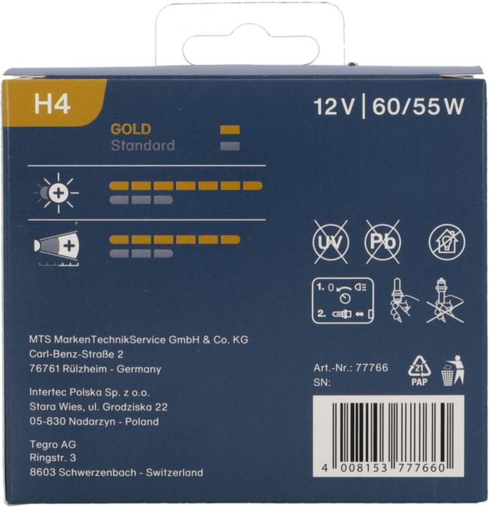 Produktbild Cartrend Xenon Gold (H4)