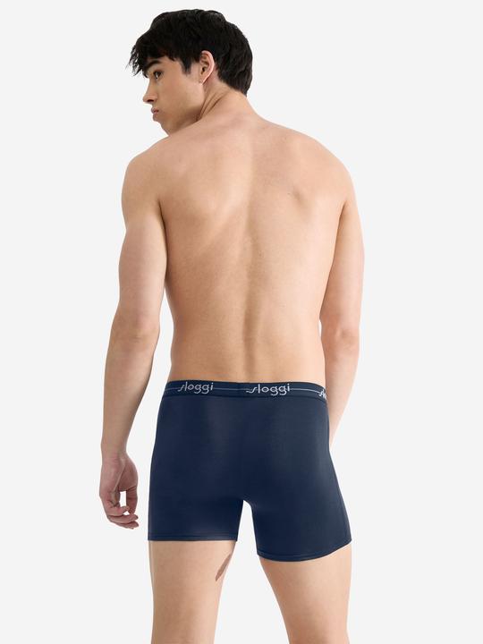 Produktbild Sloggi Langer Boxer Blue Start (One Size, 2er Pack)