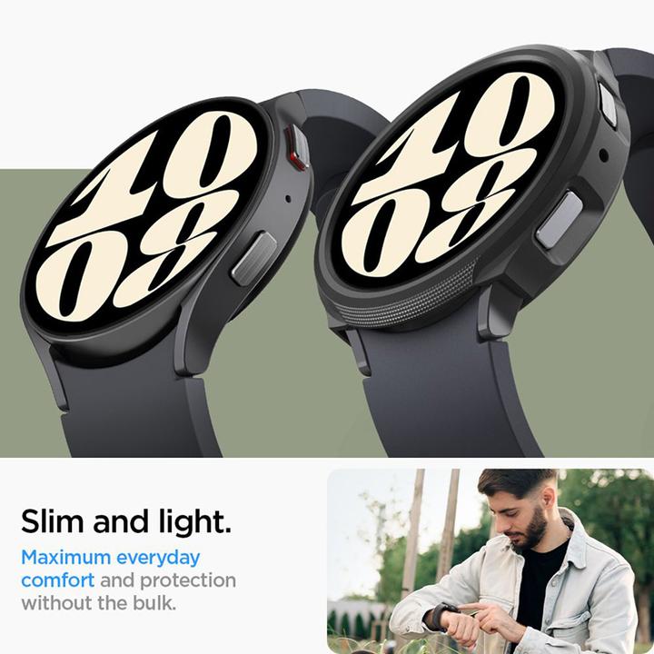 Productafbeelding Spigen Liquid Air Samsung Galaxy Watch 6 44 mm czarny/matzwart ACS06392