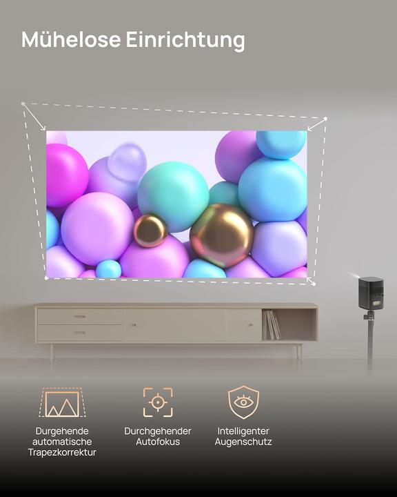 Actual product image XGIMI Mini-Projektor MoGo 2 Pro mit Google TV und Netflix (Full HD)