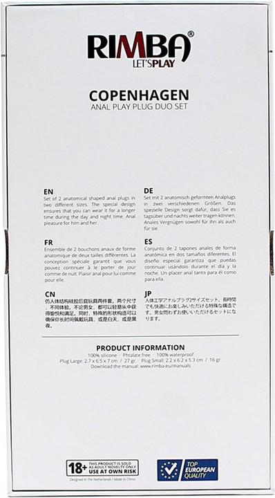 Immagine prodotto Rimba Tappi anali di Copenhagen