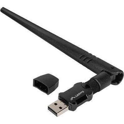 Lanberg Nero Usb Adapter Wireless Network Card Nc-0900-Wie Usb 2.0 Dual Band Ax900 1X Ext Antenna (Usb, Usb 2.0), Adattatore Di Rete,