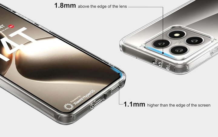 Produktbild Screenguard Super Clear Hybrid Case (Xiaomi 14T Pro)