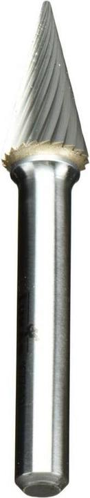 Lukas Fräser HFM Spitzkegelform für Edelstahl/Stahl 10x20 mm Schaft 6 mm Verz. 3