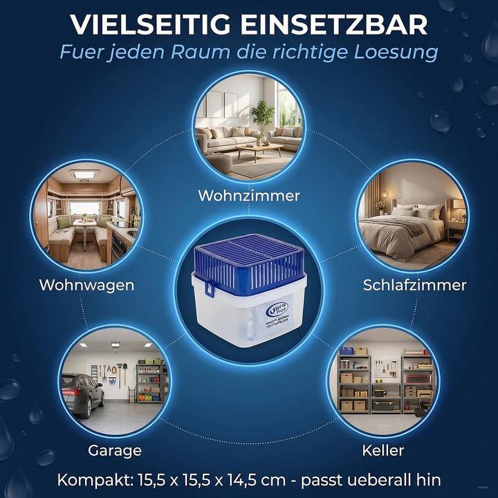 Actual product image Koopman Dehumidifier 1800 ml with 2 refills (25 m²)