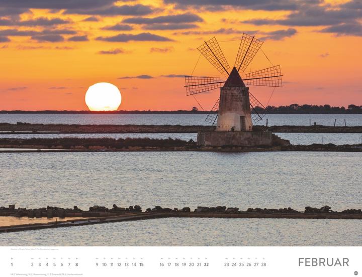 Actual product image Sonnenzauber Posterkalender 2026 (Hardcover, German)