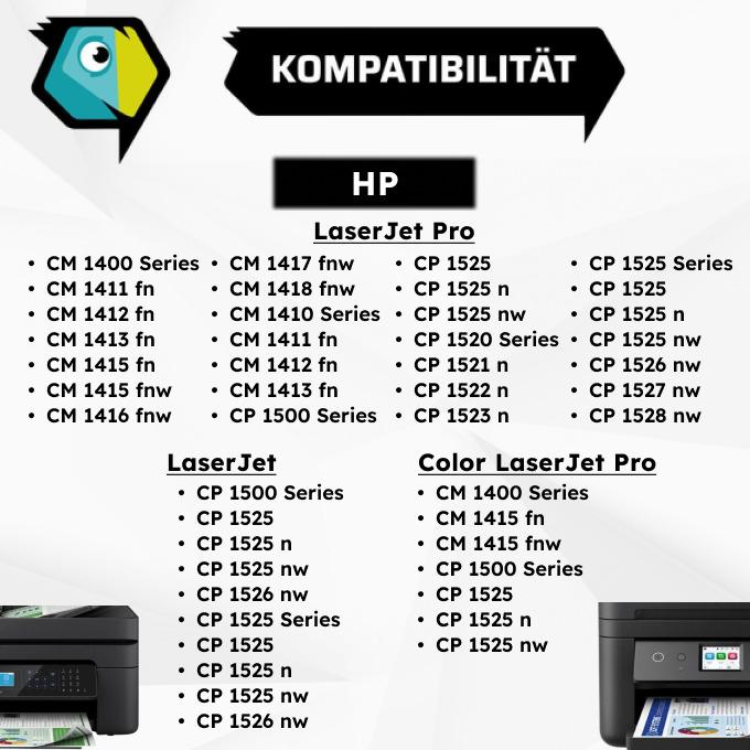 Thumbnail - Inkadoo, Toner, Toner kompatibel zu HP CE323A / 128A Toner, magenta Magenta (M)